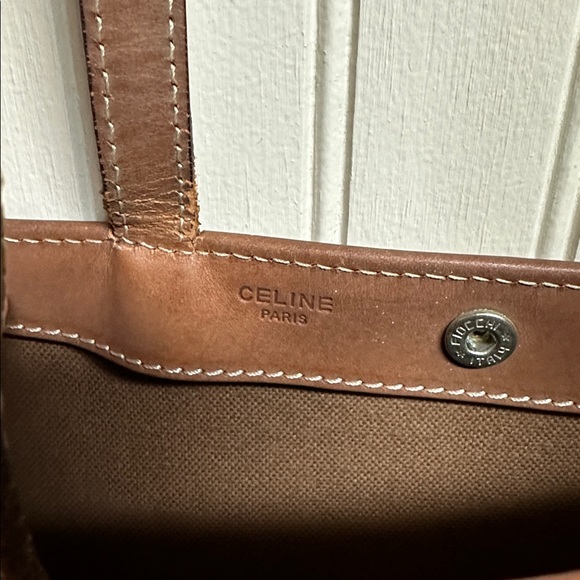Celine Brown and Tan Tote Bag - Picture 7 of 11